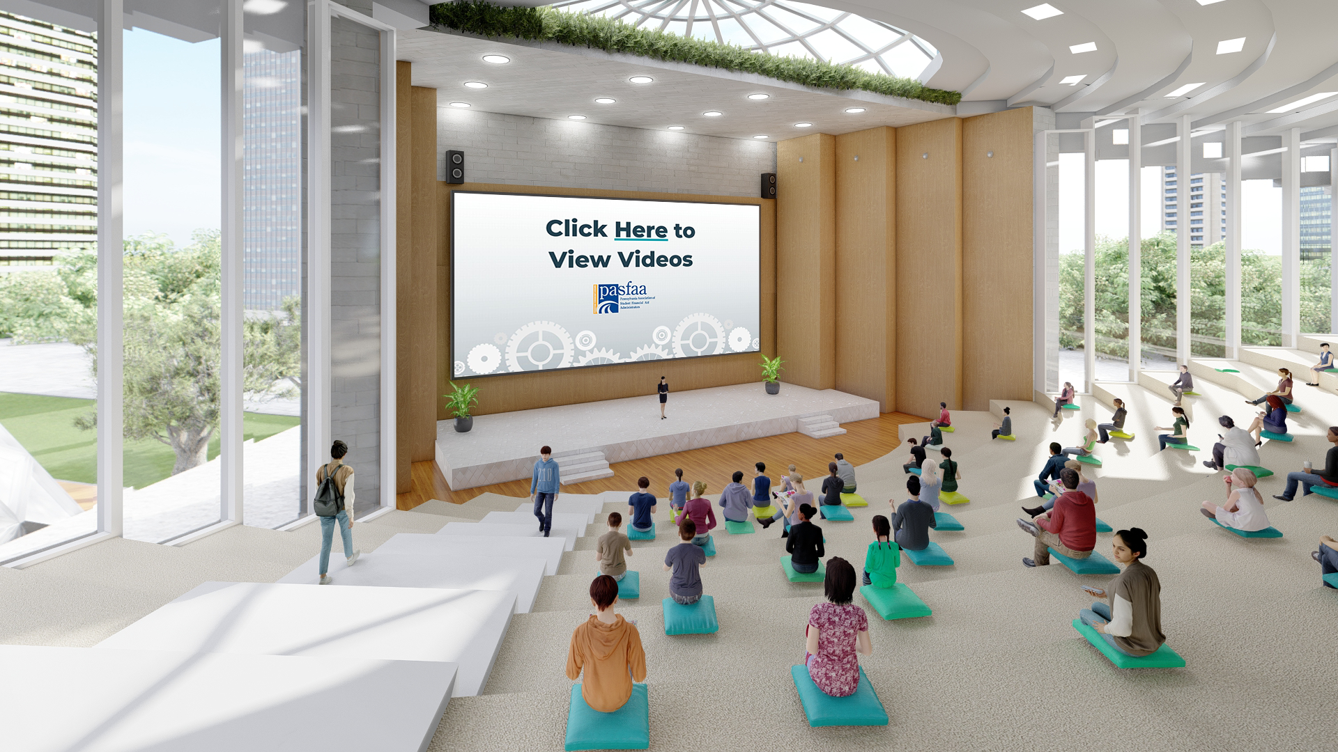 Auditorium Webinars and Speakers image