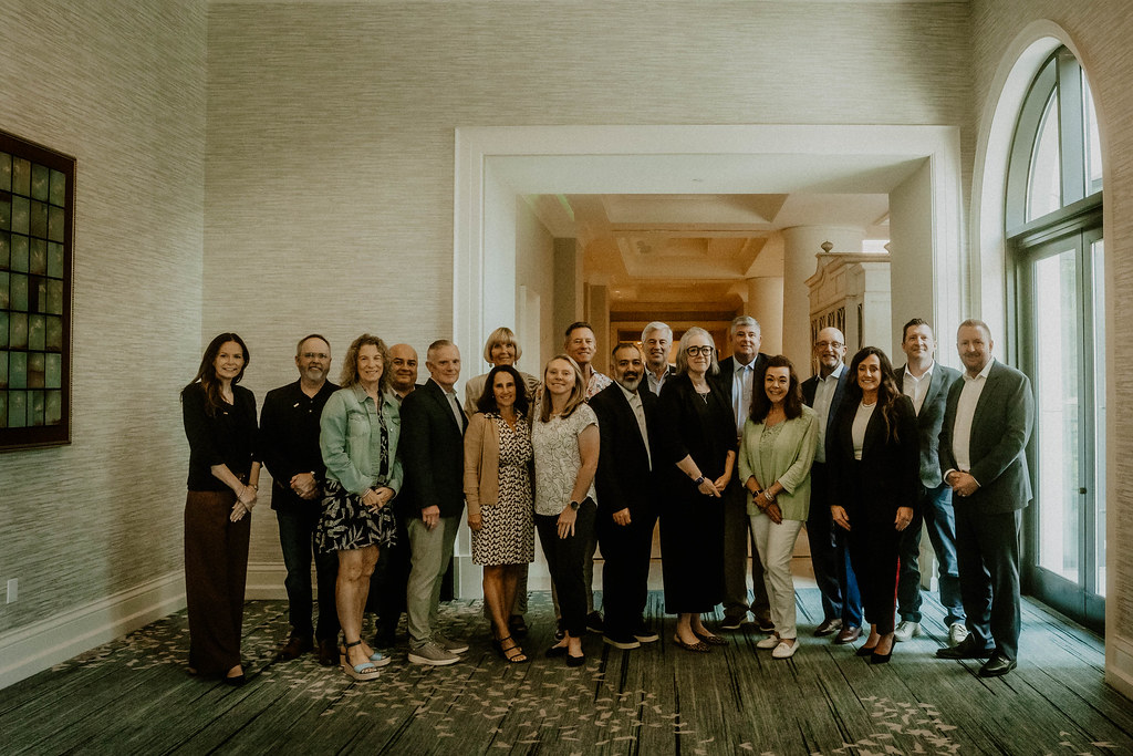 Woman on Connect stage giving presentation