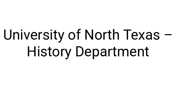University of North Texas – History Department