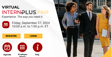 UMGC Virtual InternPLUS Fair Sept 2024 — University of Maryland Global Campus