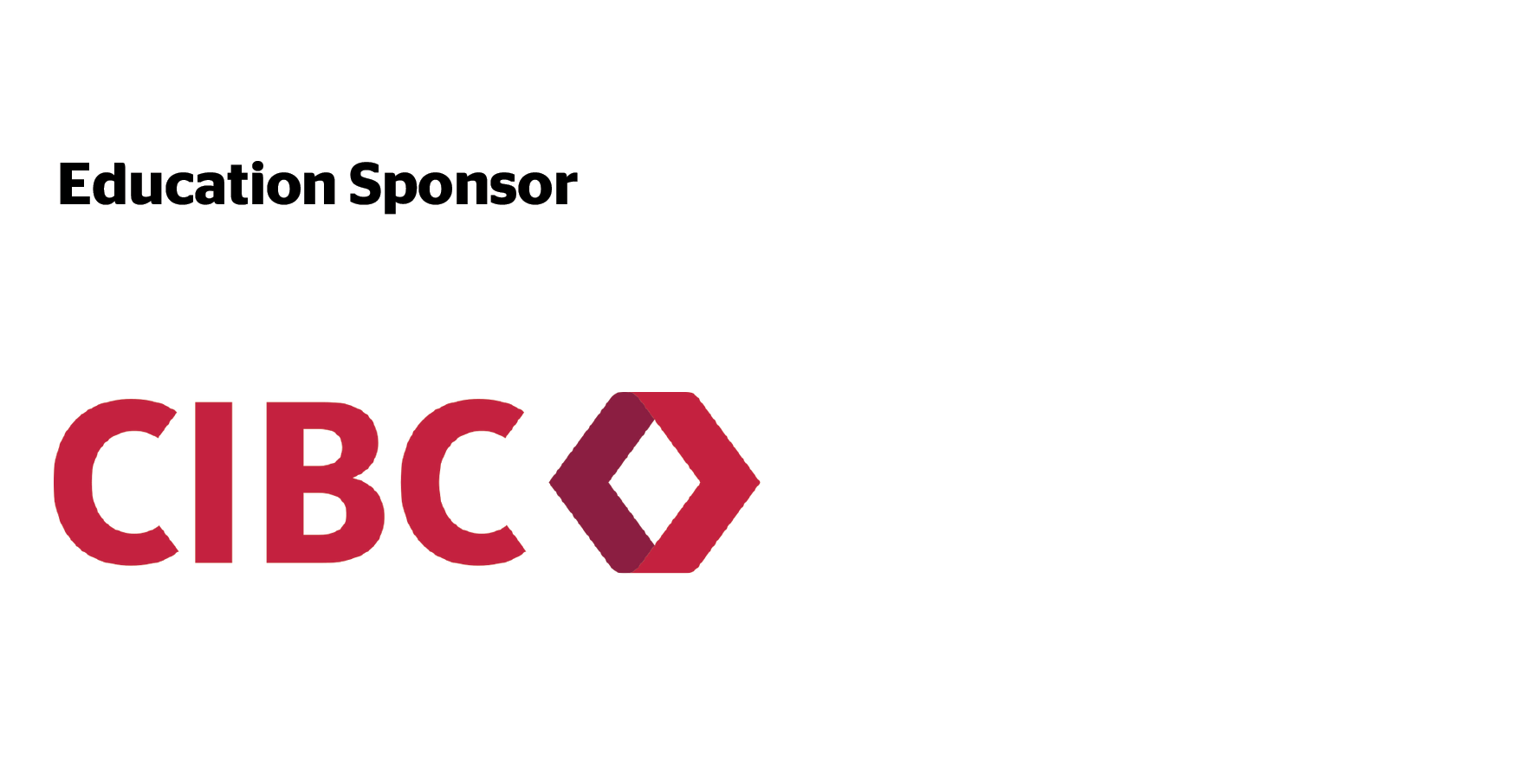 Logo for Connecting the Dots Education Sponsor – CIBC