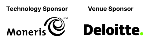 Logo for Connecting the Dots Technology Sponsor – Moneris and Venue Sponsor _ Deloitte