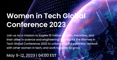Women in Tech Global Conference 2023 - vFairs Discover
